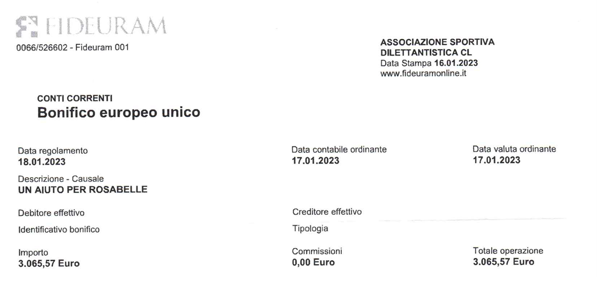 UN AIUTO PER ROSABELLE